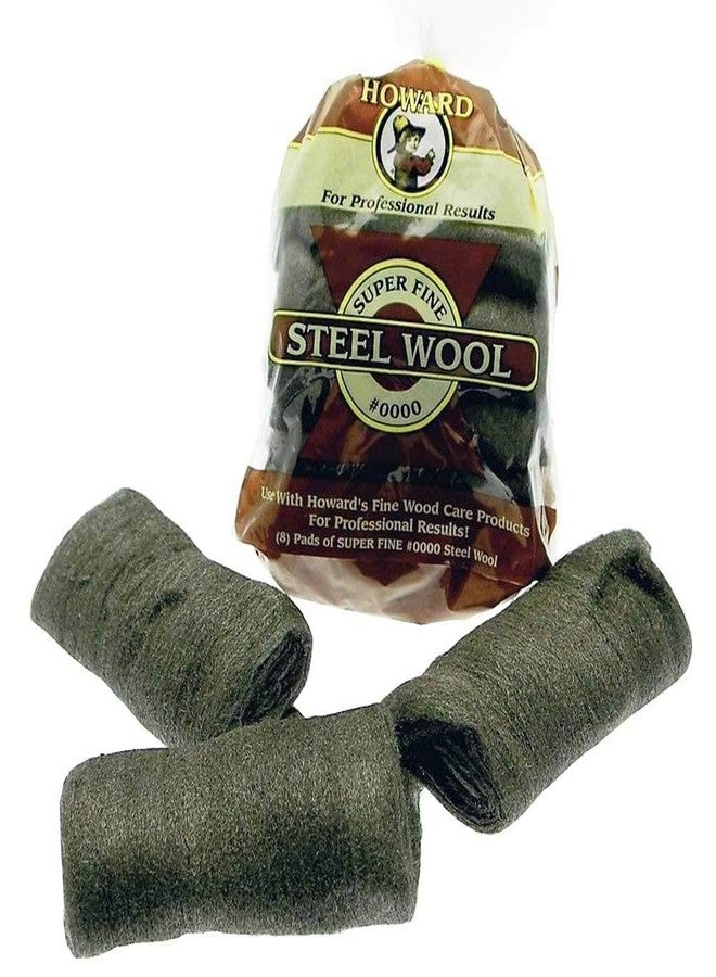 Howard 210493 STWL Grade 0000 Steel Wool 8Pk - Image 1